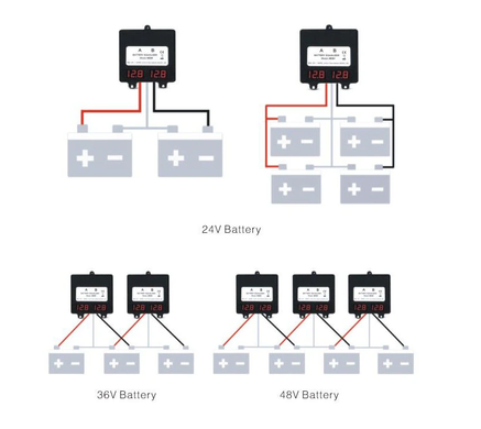 Активный балансир для аккумуляторов (Active Battery Equalizer balancer) на 24В с током балансировки 5А для аккумуляторов, AGM, GEL, Li-ion, Carbon, LeFePo4