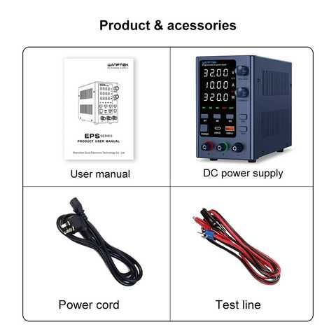 Wanptek EPS3010 32В 10А CC/CV + USB Quick charge Лабораторний
