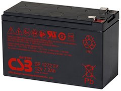Акумулятор, батарея CSB GP1272 F2 12В 7,2Ач