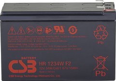 CSB HR1234W F2 12В 9Ач Свинцовый герметизированый AGM акумулятор, батарея
