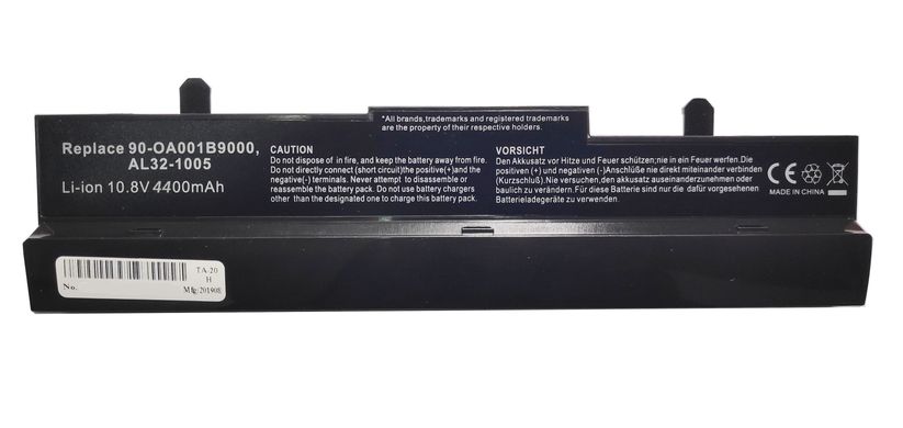 Аккумулятор для ноутбука Asus 4400мАч AL31-1005, AL32-1005, ML31-1005, ML32-1005, Asus 1005, Asus 1101