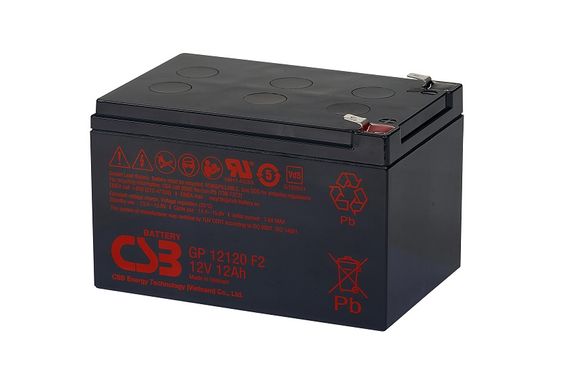 Акумулятор, батарея CSB GP12120 F2 12В 12Аг