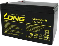 Аккумулятор, батарея Kung Long WP12-12 12Ач 12В