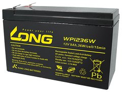 Свинцевий герметизований AGM акумулятор, батарея Kung Long WP1236W 9Аг 12В