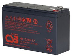 Акумулятор, батарея CSB HR1224W F2 12В 6Аг