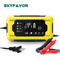 Skyfavor 1206C - 12В 6А Автоматическое зарядное устройство для аккумуляторов AGM, GEL, WET,  WRLA,  Carboon