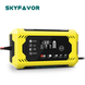 Skyfavor 1206C - 12В 6А Автоматичний зарядний пристрій до акумуляторів AGM, GEL, WET,  WRLA,  Carboon