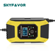 Skyfavor 1207D - 12В 7А Автоматичний зарядний пристрій до акумуляторів AGM, GEL, WET, WRLA, Carboon