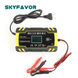 Skyfavor 122408 - 12В/24В 8А/4А Автоматическое зарядное устройство для аккумуляторов AGM, GEL, WET, WRLA, Carboon